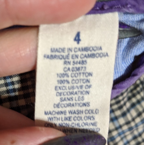 Plaid American Eagle short shorts - Picture 4 of 4